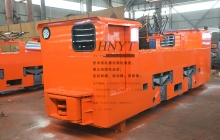 廣西CJL14架線式變頻電機(jī)車(chē)銅礦井下工作視頻